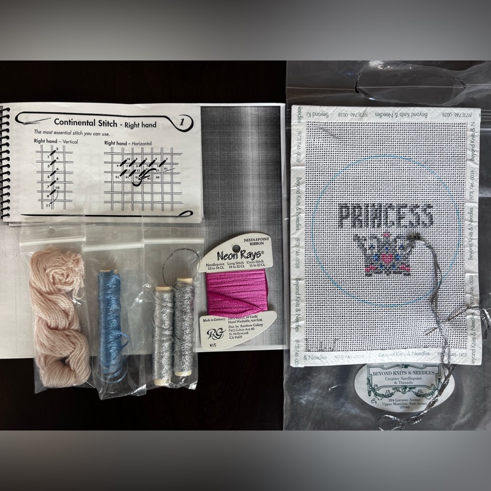 Princess Needle Point Set